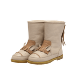 Donsje Wadudu Special Boots Horse Ivory Leather van Donsje Amsterdam | Kids Conceptstore Le Fanfare