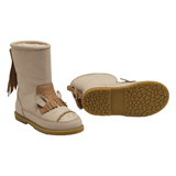 Donsje Wadudu Special Boots Horse Ivory Leather van Donsje Amsterdam | Kids Conceptstore Le Fanfare