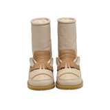 Donsje Wadudu Special Boots Horse Ivory Leather van Donsje Amsterdam | Kids Conceptstore Le Fanfare