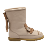 Donsje Wadudu Special Boots Horse Ivory Leather van Donsje Amsterdam | Kids Conceptstore Le Fanfare