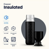 Dopper Insulated (350 ml) - Blazing Black van Dopper | Kids Conceptstore Le Fanfare