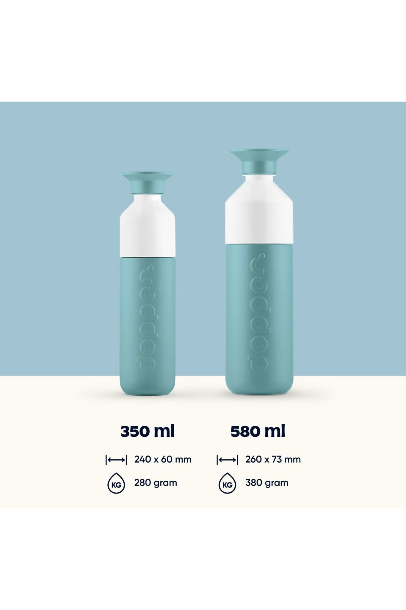 Dopper Insulated (350 ml) - Bottlenose Blue van Dopper | Kids Conceptstore Le Fanfare