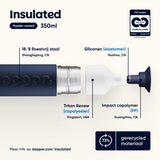 Dopper Insulated (350 ml) - Breaker Blue van Dopper | Kids Conceptstore Le Fanfare
