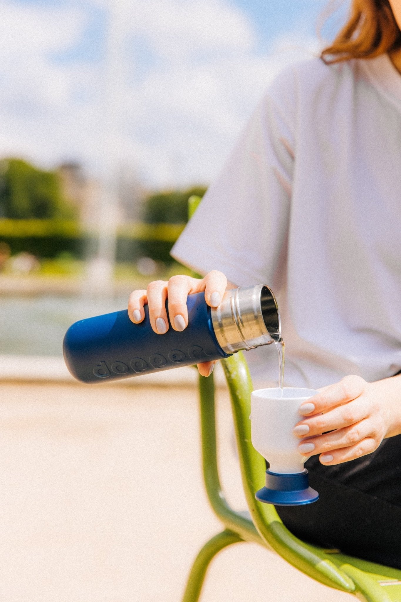 Dopper Insulated (350 ml) - Breaker Blue van Dopper | Kids Conceptstore Le Fanfare