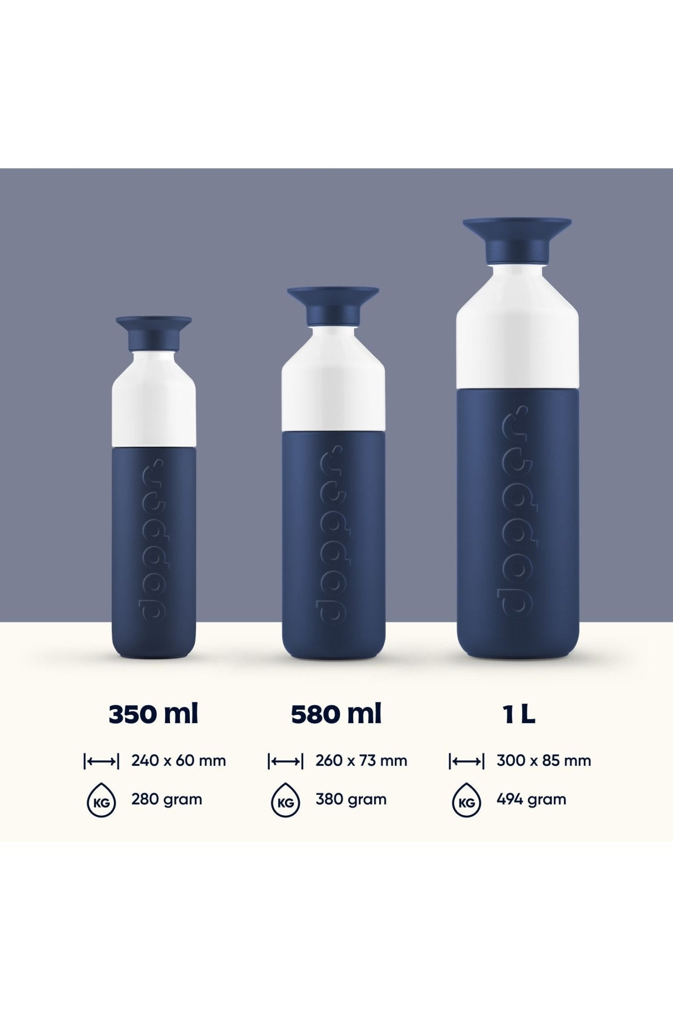 Dopper Insulated (350 ml) - Breaker Blue van Dopper | Kids Conceptstore Le Fanfare