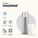 Dopper Insulated (350 ml) - Silver van Dopper | Kids Conceptstore Le Fanfare