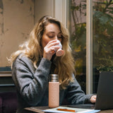 Dopper Insulated (350ml) - Pebble Peach van Dopper | Kids Conceptstore Le Fanfare