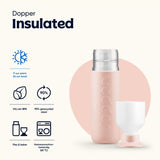 Dopper Insulated (350ml) - Pebble Peach van Dopper | Kids Conceptstore Le Fanfare