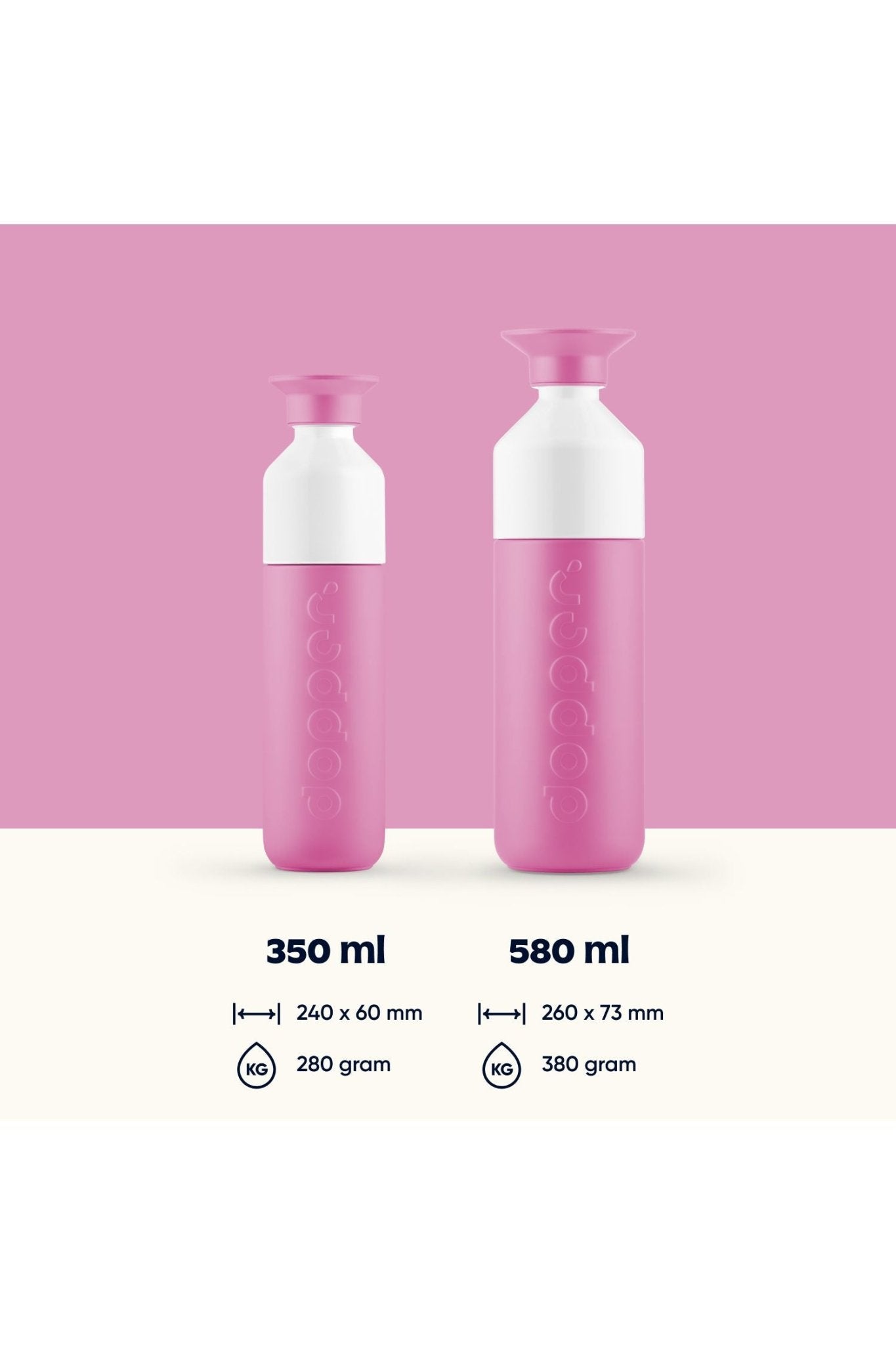 Dopper Insulated (350ml) - Pelican Pink van Dopper | Kids Conceptstore Le Fanfare