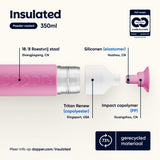 Dopper Insulated (350ml) - Pelican Pink van Dopper | Kids Conceptstore Le Fanfare