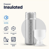 Dopper Insulated (580 ml) - Silver van Dopper | Kids Conceptstore Le Fanfare