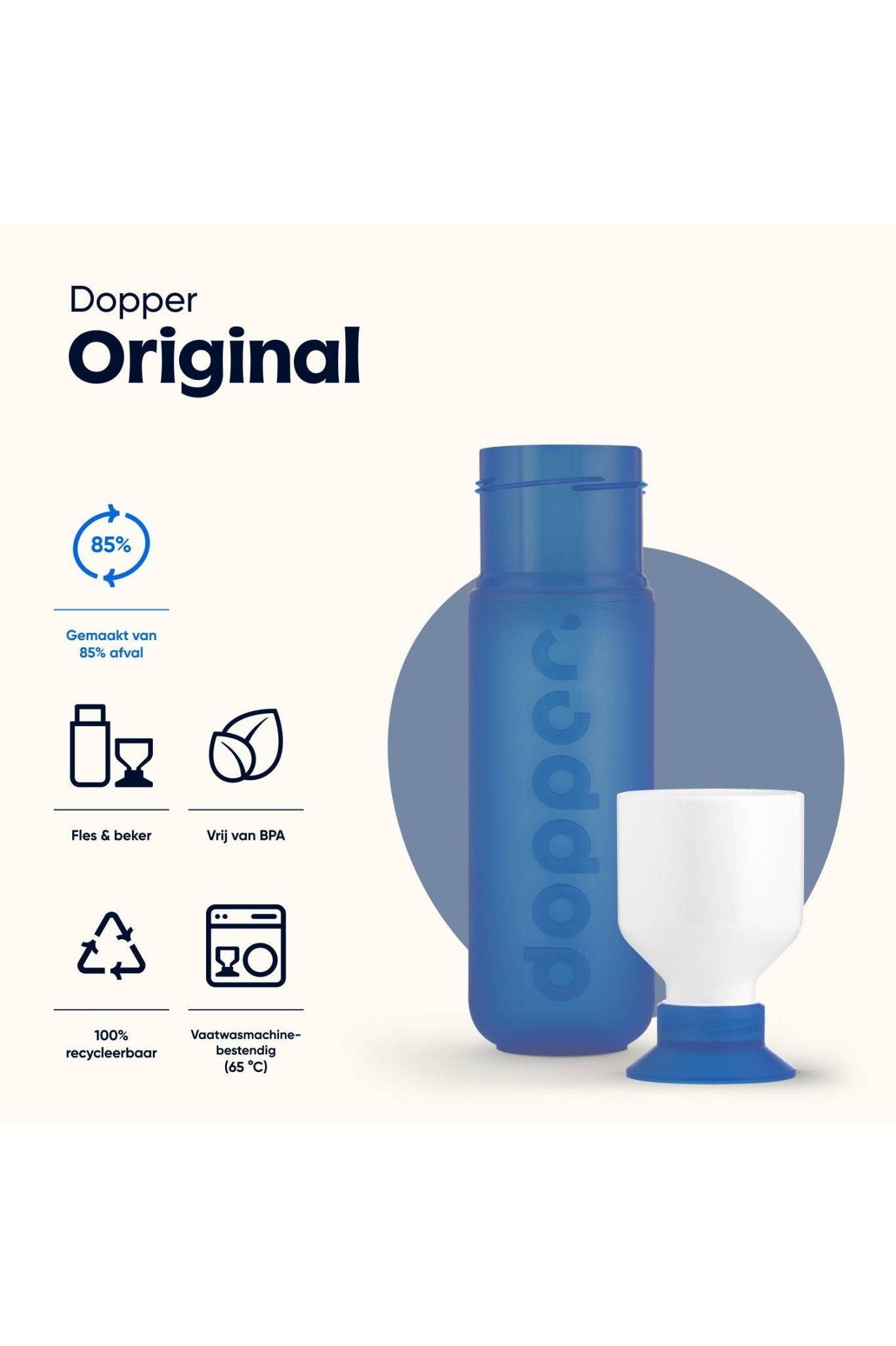 Dopper Original - Pacific Blue van Dopper | Kids Conceptstore Le Fanfare