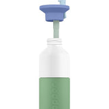 Dopper Steel (350 ml) - Fresh Green x Flip Straw - Seafoam Sorbet van Dopper | Kids Conceptstore Le Fanfare