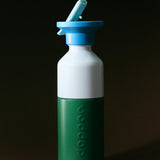 Dopper Steel (350 ml) - Fresh Green x Flip Straw - Seafoam Sorbet van Dopper | Kids Conceptstore Le Fanfare