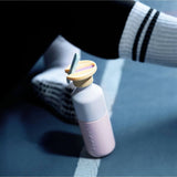 Dopper Steel (350 ml) - Soft Pink x Flip Straw - Sunny Sorbet van Dopper | Kids Conceptstore Le Fanfare