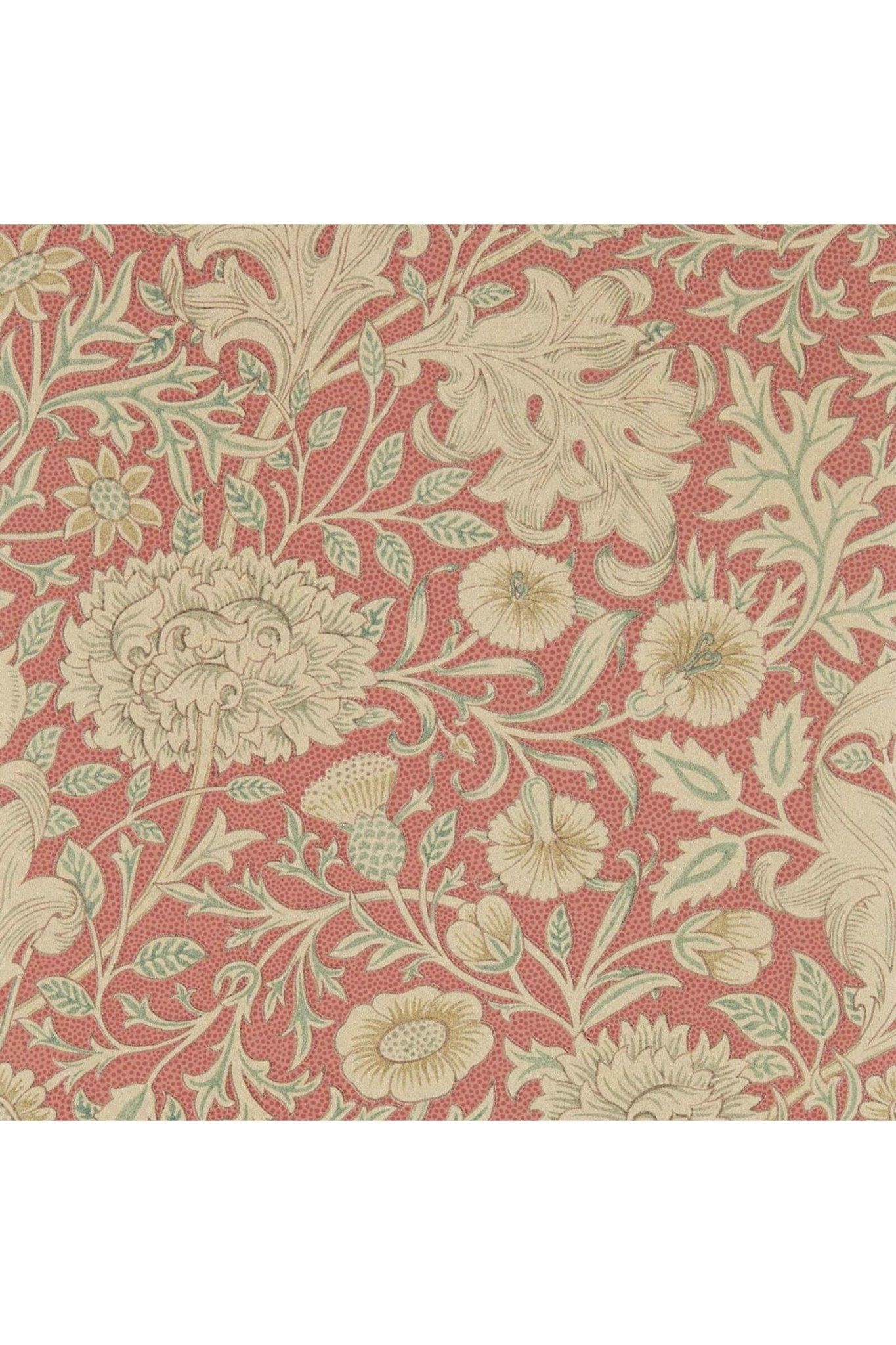 Double Bough Wallpaper - Carmine Red van Morris & Co | Kids Conceptstore Le Fanfare