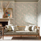 Double Bough Wallpaper - Teal Rose van Morris & Co | Kids Conceptstore Le Fanfare