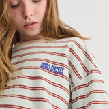 Bobo Choses Stripes T-shirt - Light Blue