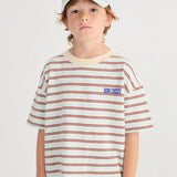 Bobo Choses Stripes T-shirt - Light Blue