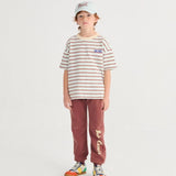 Bobo Choses Stripes T-shirt - Light Blue