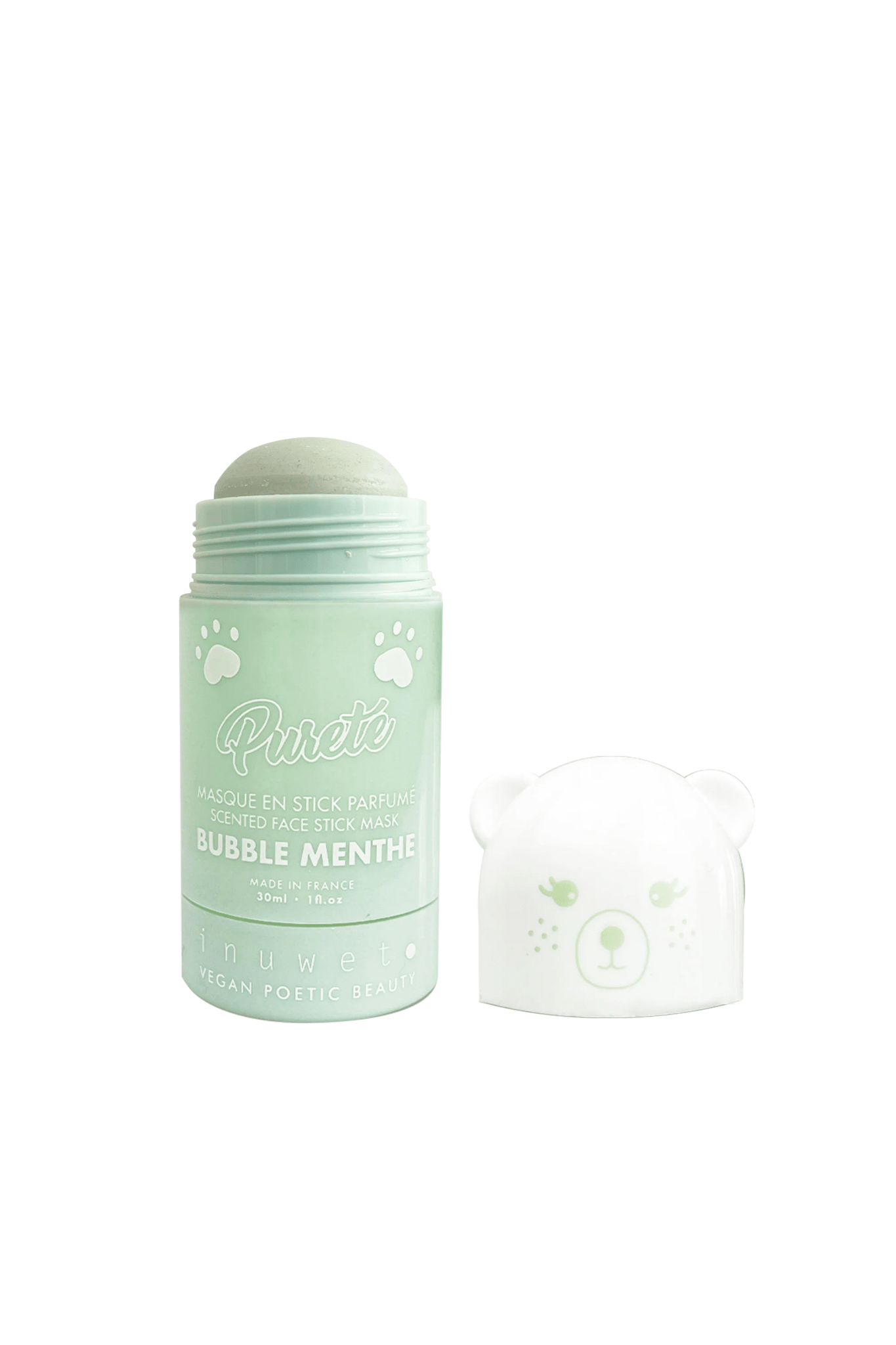 Dream Mask - Clay Stick Purifying Mask - Mint van Inuwet | Kids Conceptstore Le Fanfare