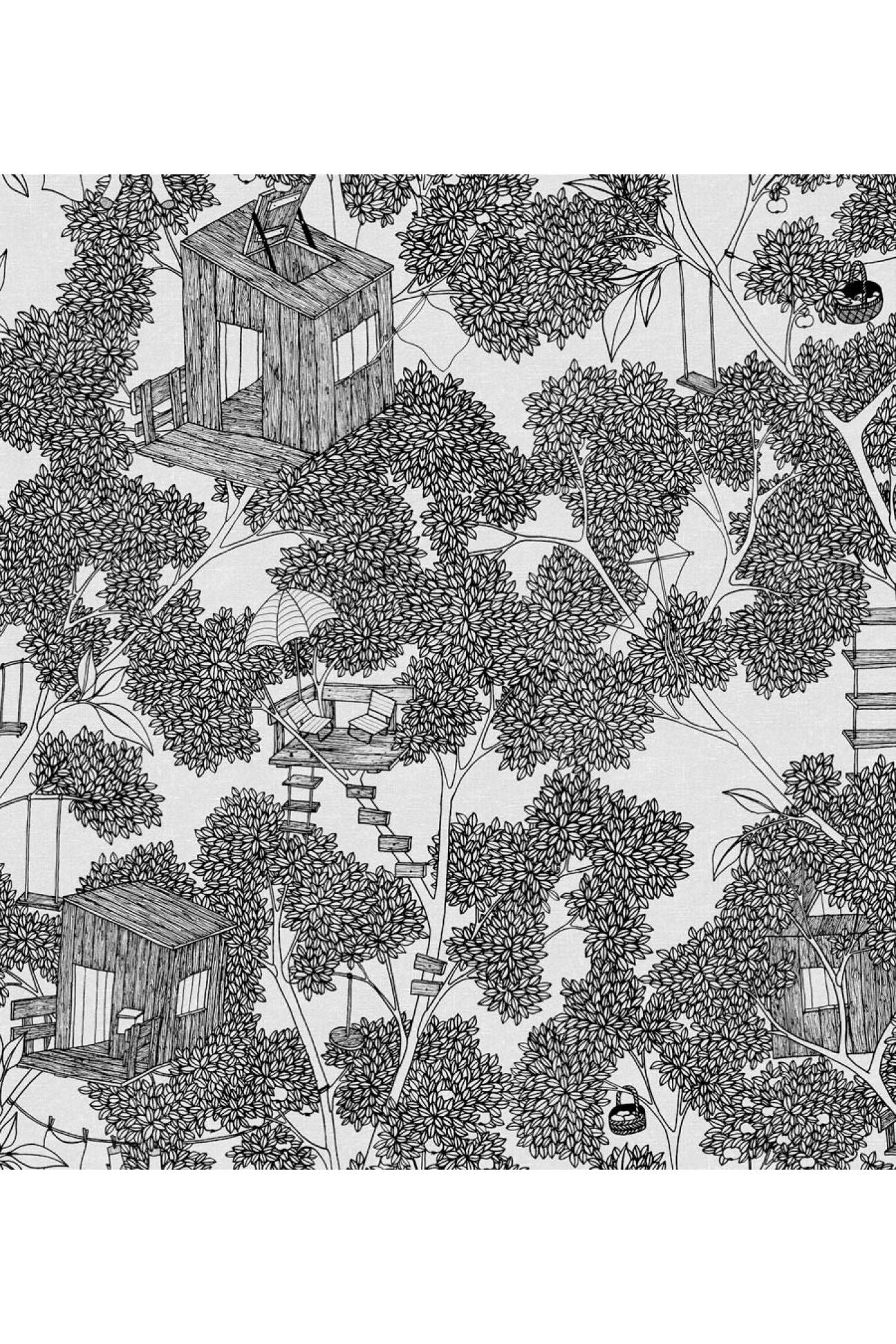 Dreamland - Treehouse - Graphite van Rebel Walls | Kids Conceptstore Le Fanfare