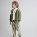 Drill girly pants - Green tea van Búho | Kids Conceptstore Le Fanfare