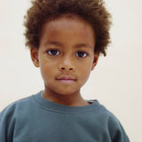 Dropped Shoulder Sweater | Blue Grey van Gray Label | Kids Conceptstore Le Fanfare