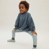 Dropped Shoulder Sweater | Blue Grey van Gray Label | Kids Conceptstore Le Fanfare