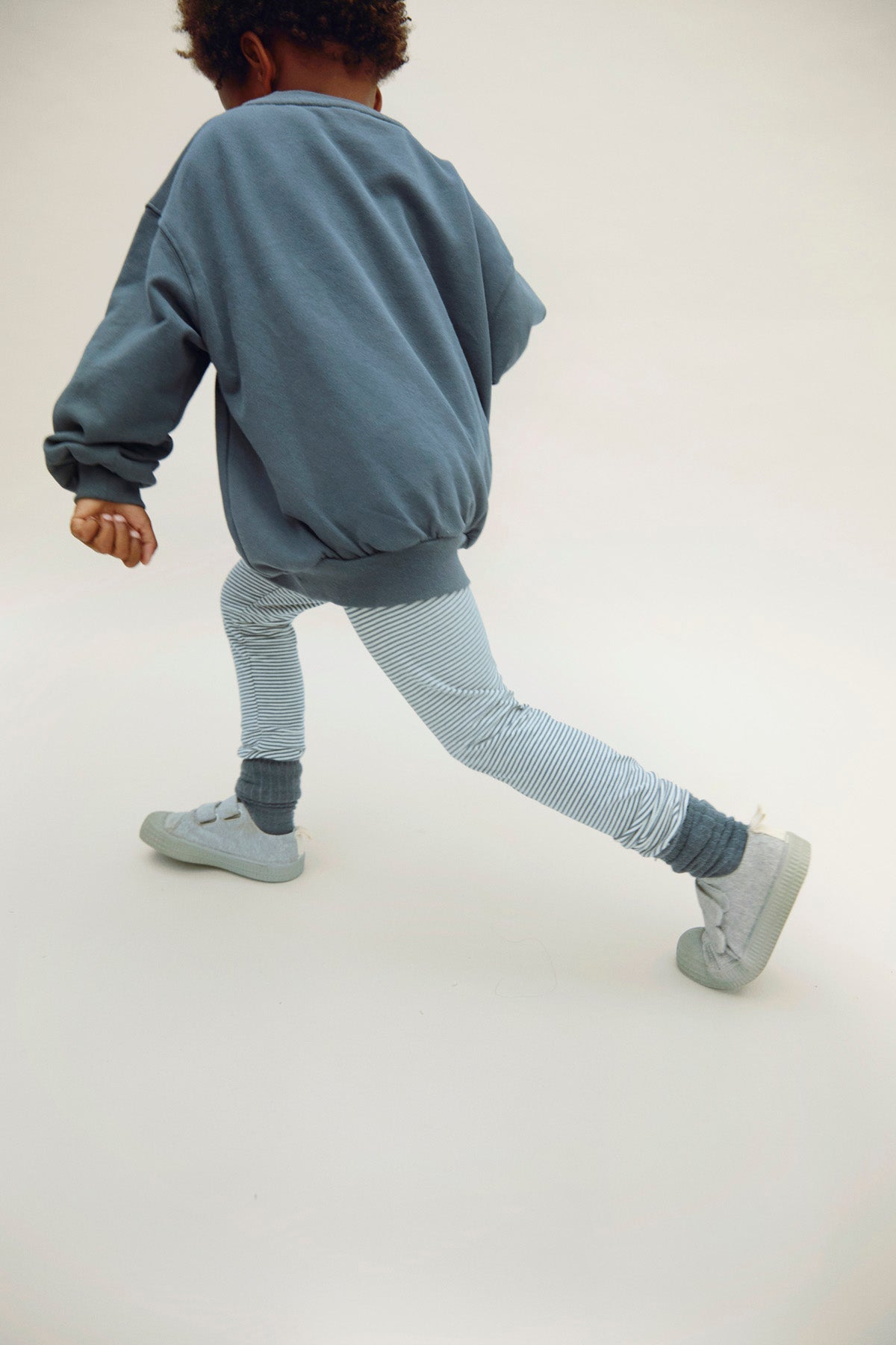 Dropped Shoulder Sweater | Blue Grey van Gray Label | Kids Conceptstore Le Fanfare