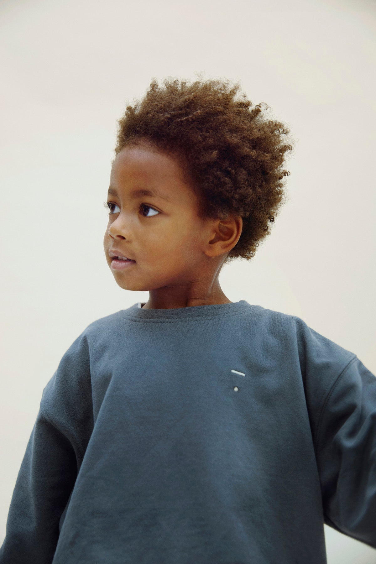 Dropped Shoulder Sweater | Blue Grey van Gray Label | Kids Conceptstore Le Fanfare