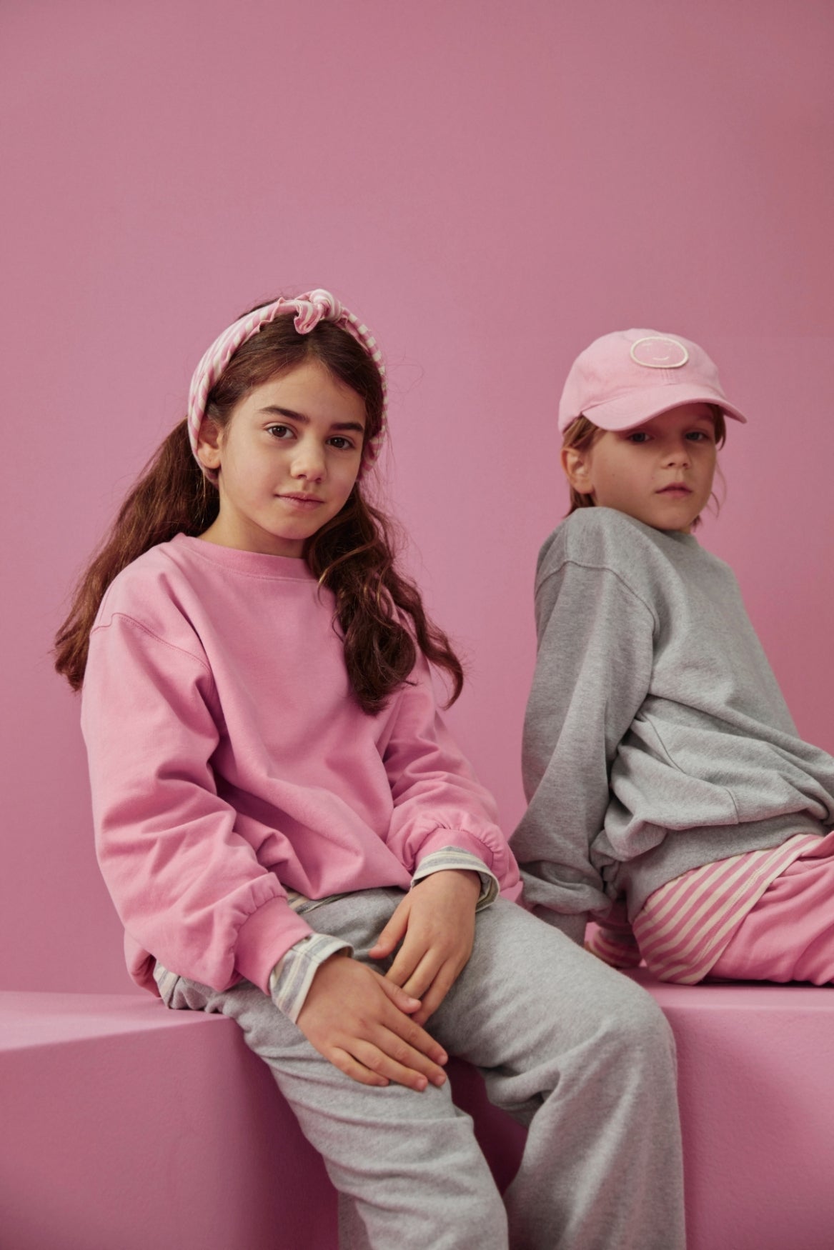 Dropped Shoulder Sweater | Bubblegum van Gray Label | Kids Conceptstore Le Fanfare
