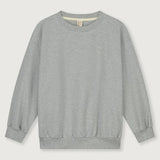 Dropped Shoulder Sweater | Grey Melange van Gray Label | Kids Conceptstore Le Fanfare