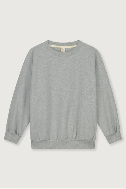 Dropped Shoulder Sweater | Grey Melange van Gray Label | Kids Conceptstore Le Fanfare
