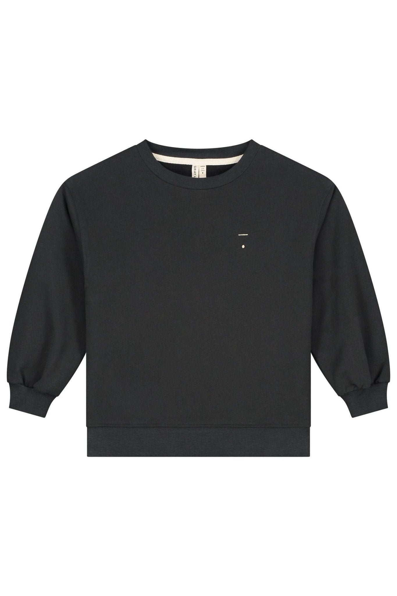 Dropped Shoulder Sweater | Nearly Black van Gray Label | Kids Conceptstore Le Fanfare