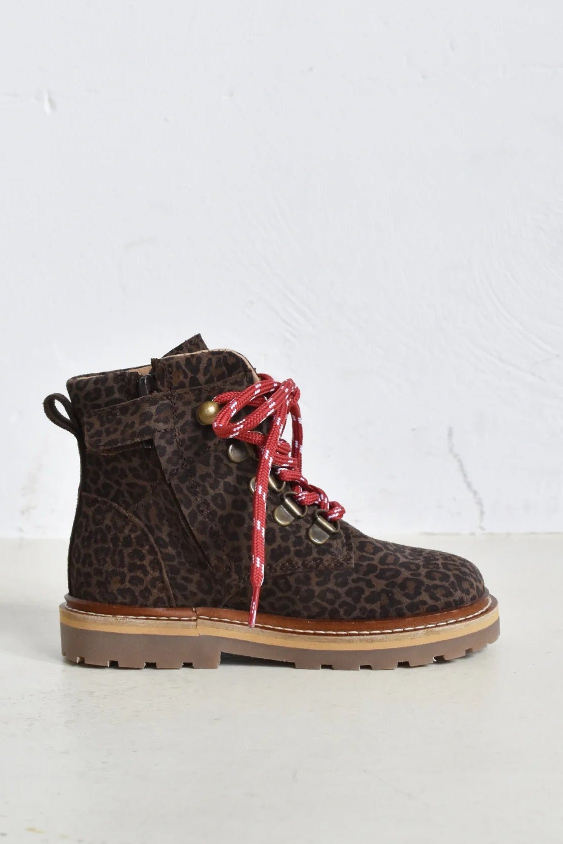 du Louen - Brown Leo Suede van du Loua | Kids Conceptstore Le Fanfare