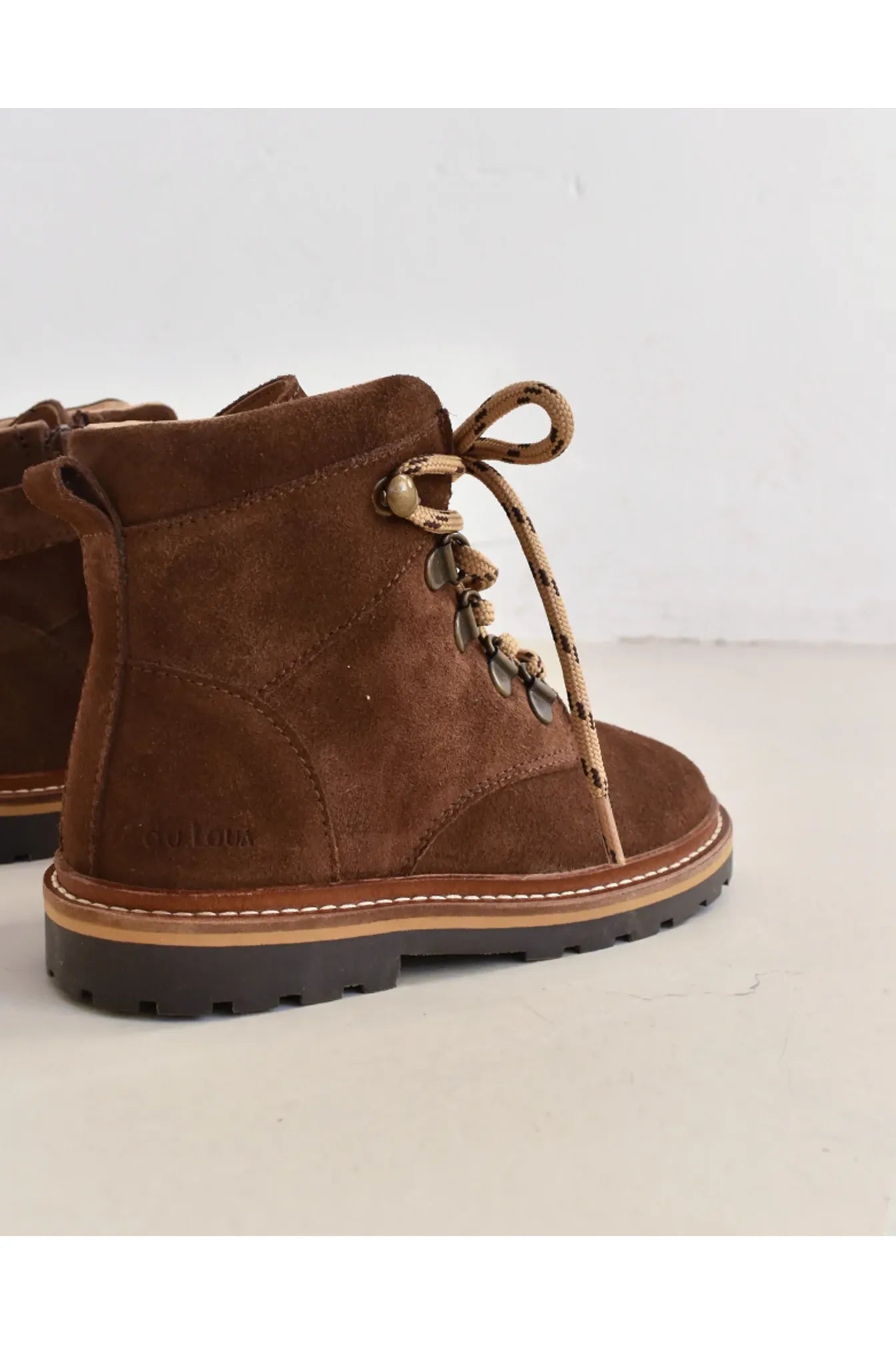 du Louen - Brown Suede van du Loua | Kids Conceptstore Le Fanfare