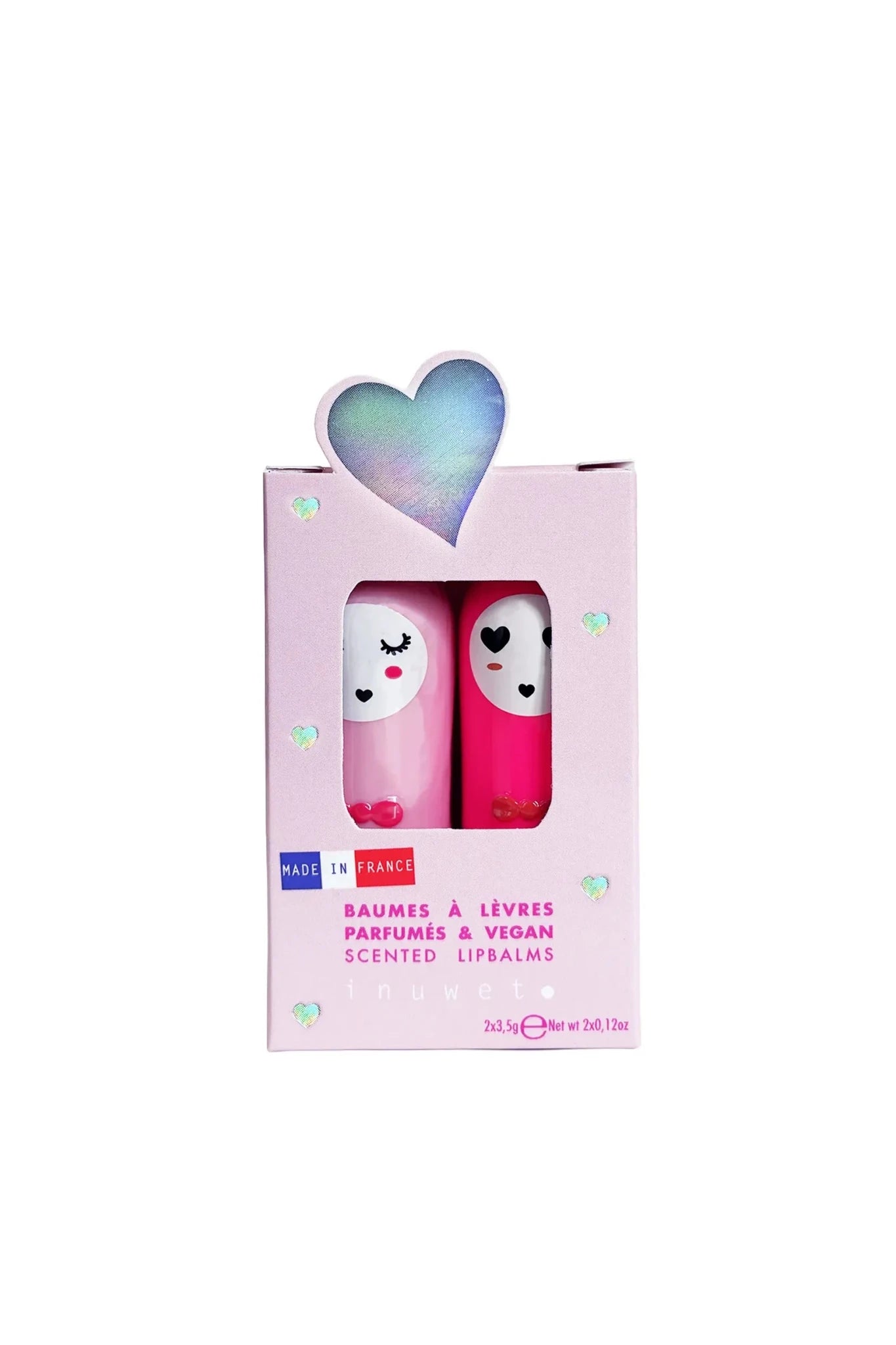 Duo Lip Balms Bloom - Strawberry & Cherry van Inuwet | Kids Conceptstore Le Fanfare
