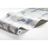 Eastern Simplicity - Dancing Crane - Blue van Boråstapeter | Kids Conceptstore Le Fanfare
