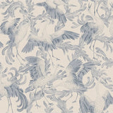 Eastern Simplicity - Dancing Crane - Blue van Boråstapeter | Kids Conceptstore Le Fanfare