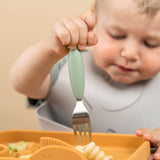 Easy-grip cutlery set | Deer friends - Green van Done by Deer | Kids Conceptstore Le Fanfare