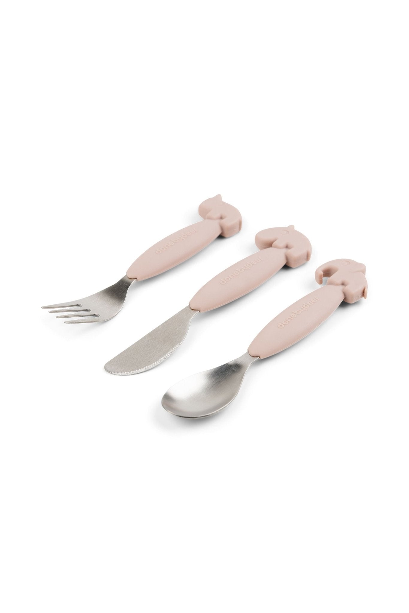 Easy-grip cutlery set | Deer friends - Powder van Done by Deer | Kids Conceptstore Le Fanfare