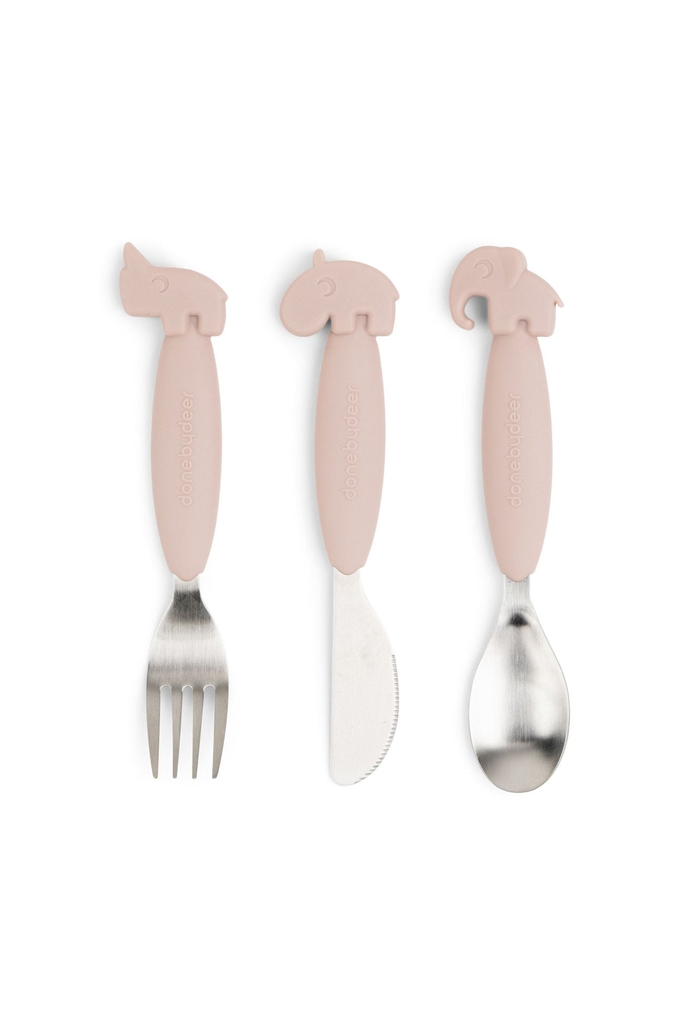 Easy-grip cutlery set | Deer friends - Powder van Done by Deer | Kids Conceptstore Le Fanfare