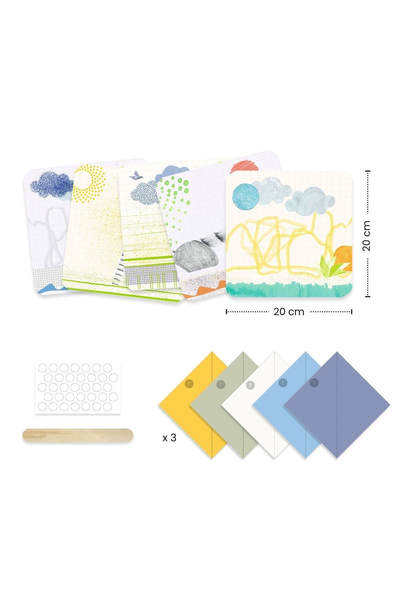 Eerste vouwsels. 1, 2, 3… gevouwen! van Djeco | Kids Conceptstore Le Fanfare