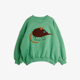Elephant shrew chenille sweatshirt - Green van Mini Rodini | Kids Conceptstore Le Fanfare