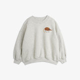 Elephant shrew emb sweatshirt - Grey Melange van Mini Rodini | Kids Conceptstore Le Fanfare