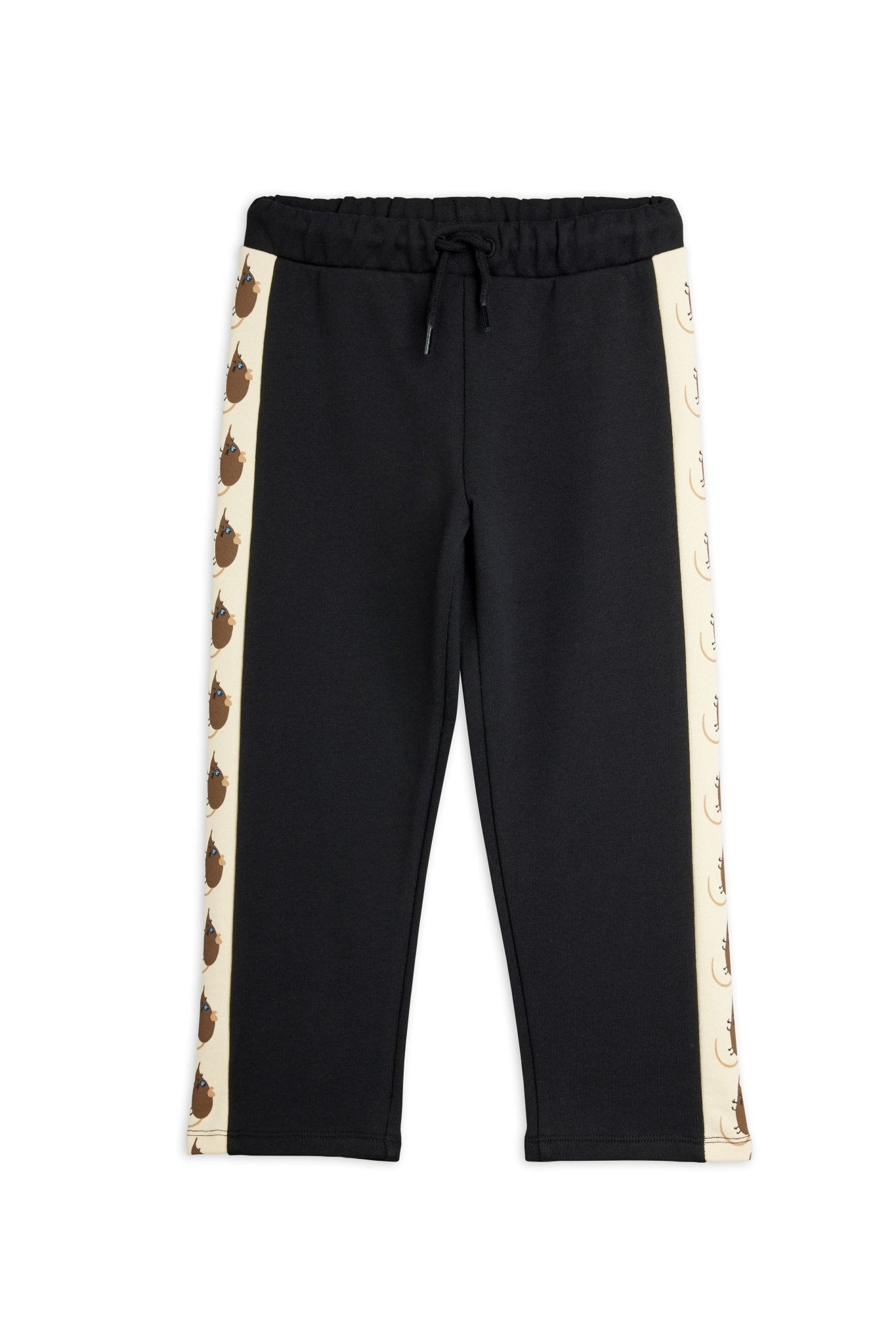 Elephant shrew panel sweatpants - Black van Mini Rodini | Kids Conceptstore Le Fanfare