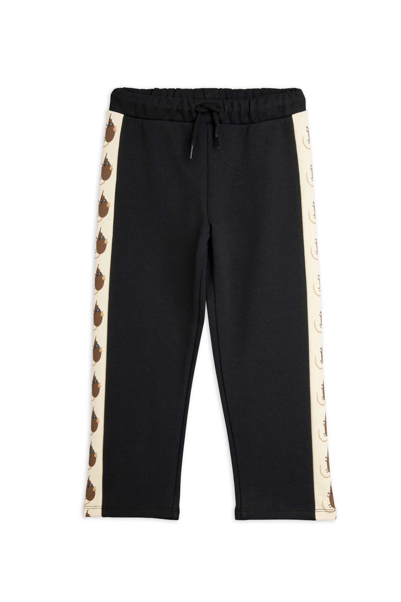 Elephant shrew panel sweatpants - Black van Mini Rodini | Kids Conceptstore Le Fanfare