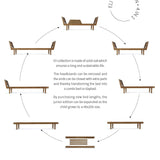 Eli combi junior - Smoked oak van KAS Kopenhagen | Kids Conceptstore Le Fanfare