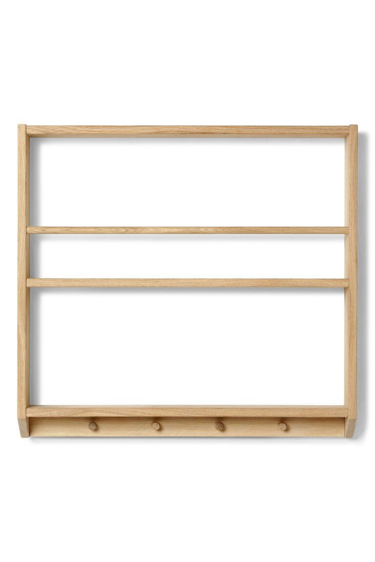 Eli Shelves with hooks - Natural van KAS Kopenhagen | Kids Conceptstore Le Fanfare